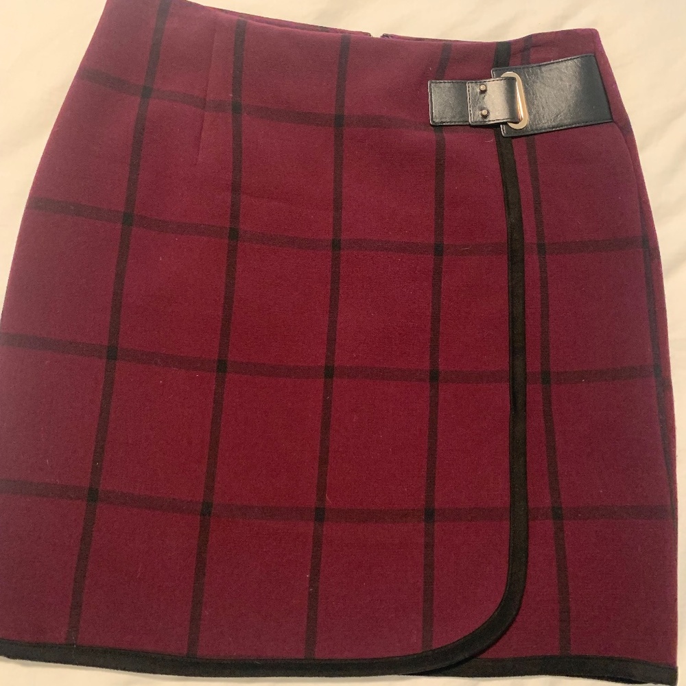 Maroon skirt